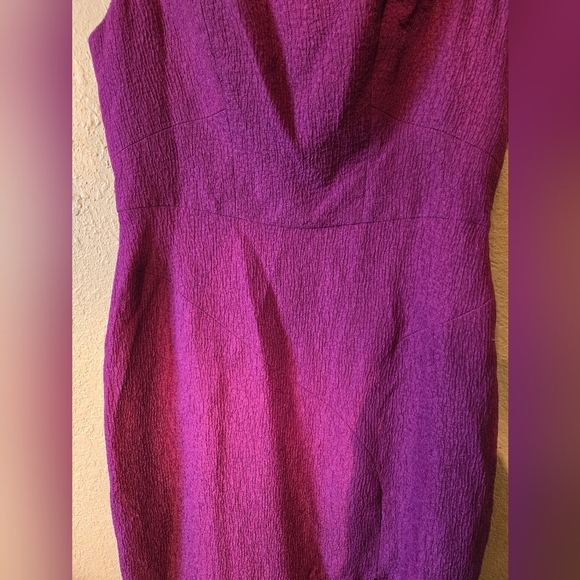 Black Halo Purple Dress Mini Dress Size 8 - Picture 6 of 12